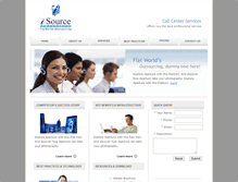 Tablet Screenshot of call-center.isourceindia.com